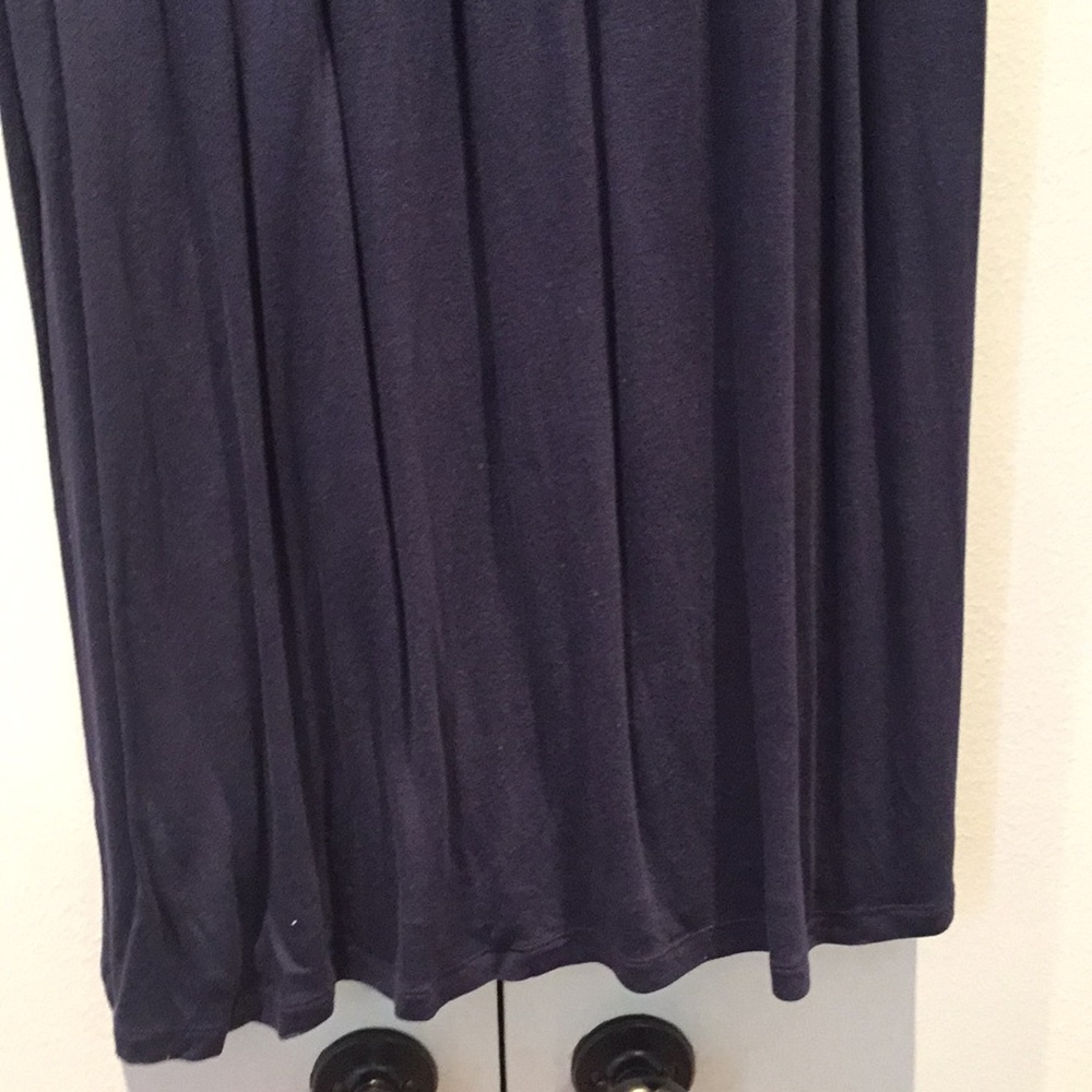 Ann Taylor Loft navy sleeveless dress size Large - Picture 3 of 4
